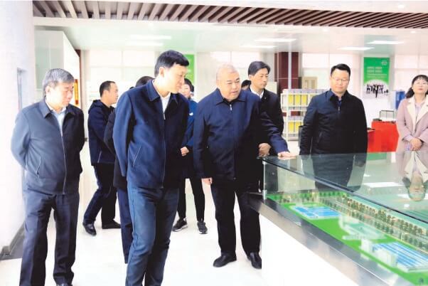 淮北市委書記張永蒞臨安徽理士調(diào)研